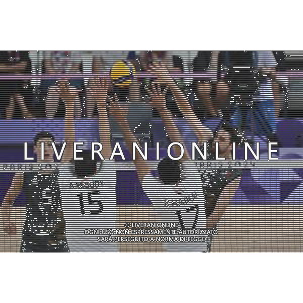 Olimpiadi Parigi 2024 - Pallavolo M nella foto Daniele Lavia (Italia) Parigi (FRA) 30-07-2024 Arena Parigi Sud Italia vs Egitto Pallavolo maschile turno preliminare - Gruppo B foto Roberto Garavaglia/Agenzia Aldo Liverani sas
