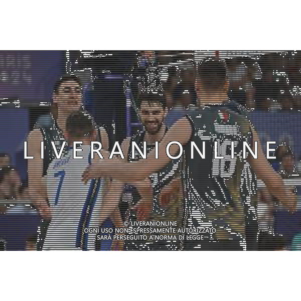 Olimpiadi Parigi 2024 - Pallavolo M nella foto esultanza Italia dopo un punto Parigi (FRA) 30-07-2024 Arena Parigi Sud Italia vs Egitto Pallavolo maschile turno preliminare - Gruppo B foto Roberto Garavaglia/Agenzia Aldo Liverani sas