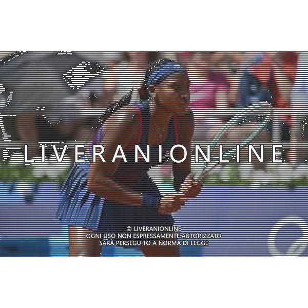 Olimpiadi Parigi 2024 - Tennis nella foto Coco Gauff (USA) Parigi (FRA) 30-07-2024 Stadio Roland Garros Incontro tra Donna Vekic (CRO) vs Coco Gauss (USA) Terzo turno tabellone singolare femminile foto Roberto Garavaglia/Agenzia Aldo Liverani sas