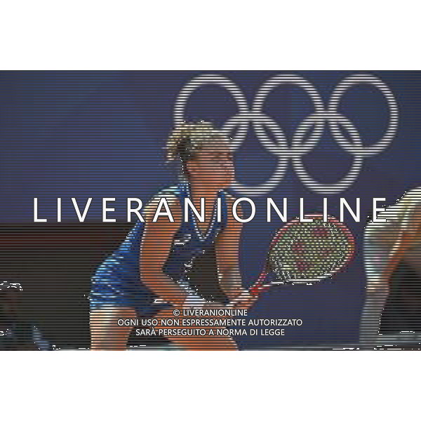 Olimpiadi Parigi 2024 - Tennis nella foto Jasmine Paolini (ITA) Parigi (FRA) 30-07-2024 Stadio Roland Garros Incontro tra Jasmine Paolini (ITA) vs Anna Karolina Schmiedlova (SVK) Secondo turno tabellone singolare maschile foto Roberto Garavaglia/Agenzia Aldo Liverani sas