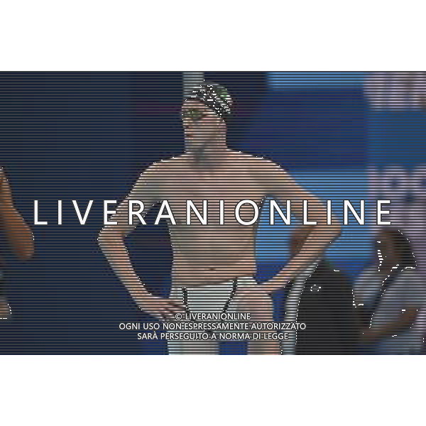 Olimpiadi Parigi 2024 - Nuoto nella foto Daniel Wiffen (IRL) vincitore della medaglia d\'oro Parigi (FRA) 30-07-2024 Arena La Defense Finale degli 800m stile libero maschile foto Roberto Garavaglia/Agenzia Aldo Liverani sas