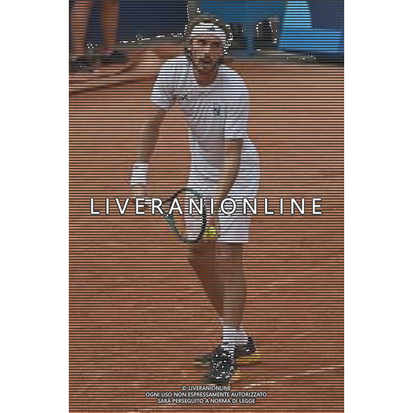 Olimpiadi Parigi 2024 - Tennis nella foto Stefanos Tsitsipas (GRE) Parigi (FRA) 31-07-2024 Stadio Roland Garros Incontro tra Stefanos Tsitsipas (GRE) e Sebastian Baez (ARG) Terzo turno tabellone singolare maschile foto Roberto Garavaglia/Agenzia Aldo Liverani sas