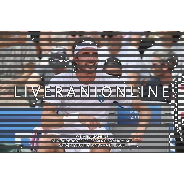 Olimpiadi Parigi 2024 - Tennis nella foto Stefanos Tsitsipas (GRE) Parigi (FRA) 31-07-2024 Stadio Roland Garros Incontro tra Stefanos Tsitsipas (GRE) e Sebastian Baez (ARG) Terzo turno tabellone singolare maschile foto Roberto Garavaglia/Agenzia Aldo Liverani sas