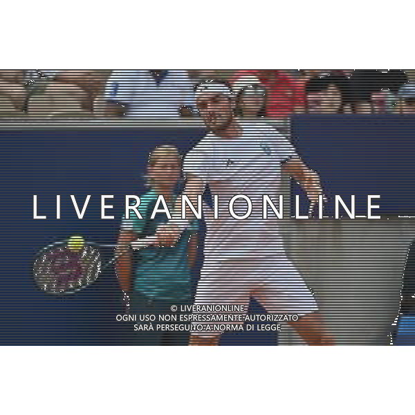 Olimpiadi Parigi 2024 - Tennis nella foto Stefanos Tsitsipas (GRE) Parigi (FRA) 31-07-2024 Stadio Roland Garros Incontro tra Stefanos Tsitsipas (GRE) e Sebastian Baez (ARG) Terzo turno tabellone singolare maschile foto Roberto Garavaglia/Agenzia Aldo Liverani sas