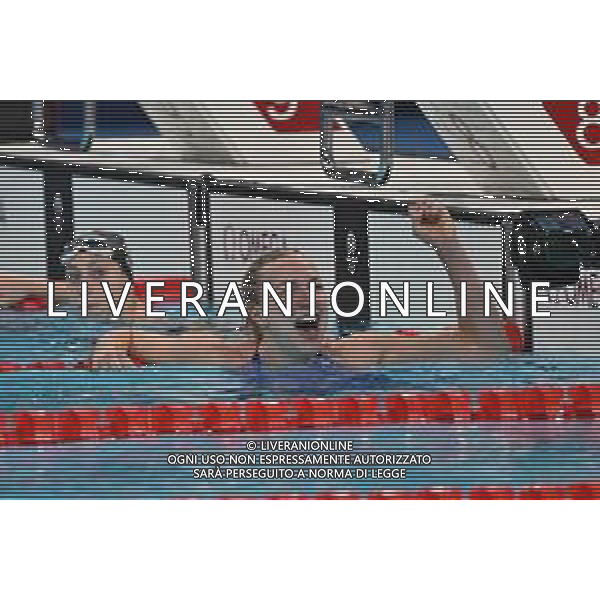 Olimpiadi Parigi 2024 - Nuoto nella foto Sarah Sjoestroem (SVE) esulta dopo la vittoria della medaglia d\'oro Parigi (FRA) 31-07-2024 Arena La Defense Finale dei 100 m stile libero femminile foto Roberto Garavaglia/Agenzia Aldo Liverani sas