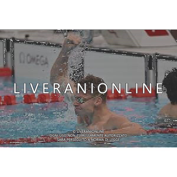 Olimpiadi Parigi 2024 - Nuoto nella foto Leon Marchand (FRA) esulta dopo la vittoria della medaglia d\'oro Parigi (FRA) 31-07-2024 Arena La Defense Finale dei 200m rana maschile foto Roberto Garavaglia/Agenzia Aldo Liverani sas