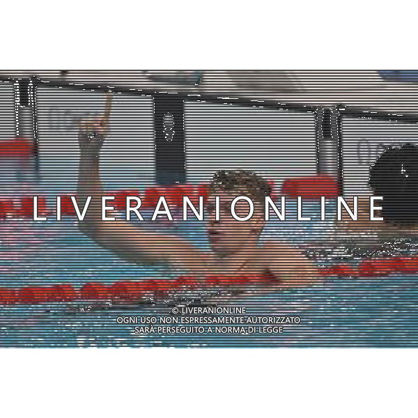 Olimpiadi Parigi 2024 - Nuoto nella foto Leon Marchand (FRA) vince la medaglia d\'oro Parigi (FRA) 31-07-2024 Arena La Defense Finale dei 200m rana maschile foto Roberto Garavaglia/Agenzia Aldo Liverani sas