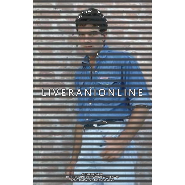 DIAP-RETROSPETTIVA ANTONIO BANDERAS ATTORE NELLA FOTO ANTONIO BANDERAS A VENEZIA NELL\'ANNO 1985 FOTO RENATO LANI-AG ALDO LIVERANI SAS 