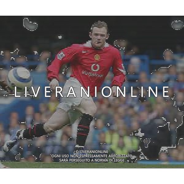 CHELSEA - MANCHESTER UNITED PREMIERSHIP @stamford bridge london UK 29/04/2006 nella foto Wayne Rooney Picture by Marcello Pozzetti ©IPS Photo Agency/Ag. aldo liverani