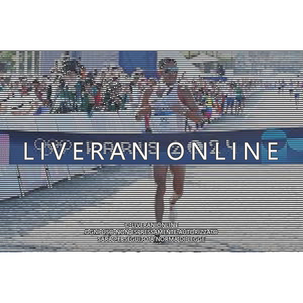 Olimpiadi Parigi 2024 - Atletica nella foto Daniel Brian Pintado (ECU) medaglia d\'oro Parigi (FRA) 01-08-2024 Trocadero Marcia 20 Km maschile foto Roberto Garavaglia/Agenzia Aldo Liverani sas