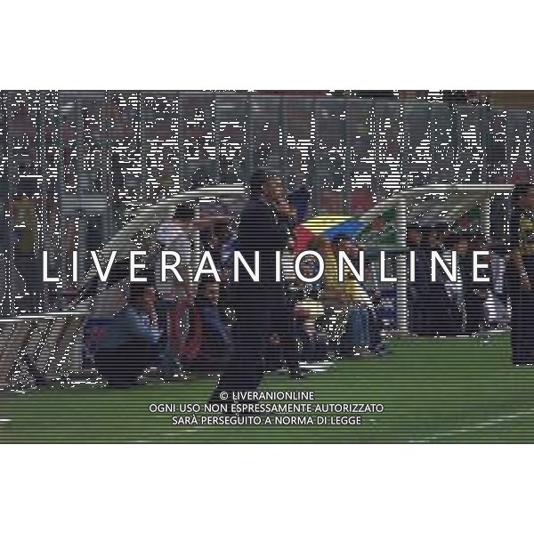 PERUGIA - JUVENTUS CAMPIONATO CALCIO SERIE A - 14 MAGGIO 2000 NELLA FOTO CARLO ANCELOTTI ALLENATORE JUVENTUS ©AGENZIA ALDO LIVERANI SAS