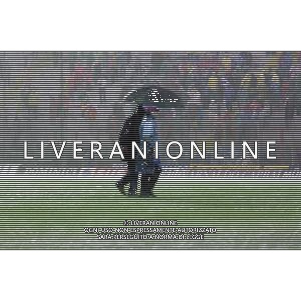 PERUGIA - JUVENTUS CAMPIONATO CALCIO SERIE A - 14 MAGGIO 2000 NELLA FOTO IL CAMPO ALLAGATO DOPO UN FORTE TEMPORALE ©AGENZIA ALDO LIVERANI SAS