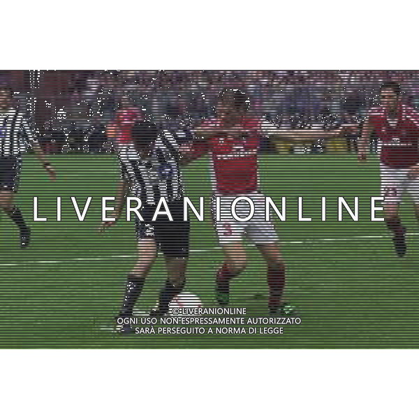 PERUGIA - JUVENTUS CAMPIONATO CALCIO SERIE A - 14 MAGGIO 2000 NELLA FOTO CIRO FERRARA E MILANESE MAURO ©AGENZIA ALDO LIVERANI SAS