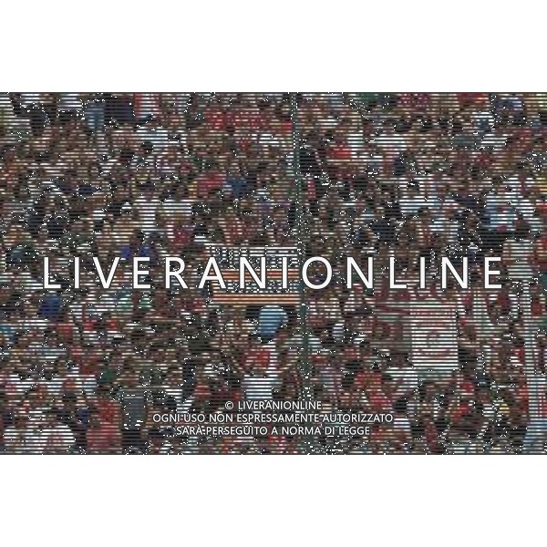 PERUGIA - JUVENTUS CAMPIONATO CALCIO SERIE A - 14 MAGGIO 2000 NELLA FOTO STRISCIONI DEI TIFOSI DEL PERUGIA ©AGENZIA ALDO LIVERANI SAS