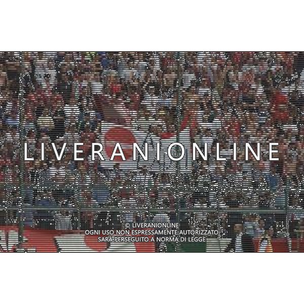 PERUGIA - JUVENTUS CAMPIONATO CALCIO SERIE A - 14 MAGGIO 2000 NELLA FOTO STRISCIONI DEI TIFOSI DEL PERUGIA ©AGENZIA ALDO LIVERANI SAS