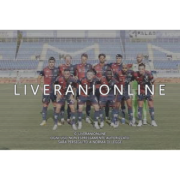 BRESCIA - GENOA AMICHEVOLE PRECAMPIONATO 01.08.2024 NELLA FOTO formazione genoa ©PAOLO GIAMPIETRI/AGENZIA ALDO LIVERANI SAS