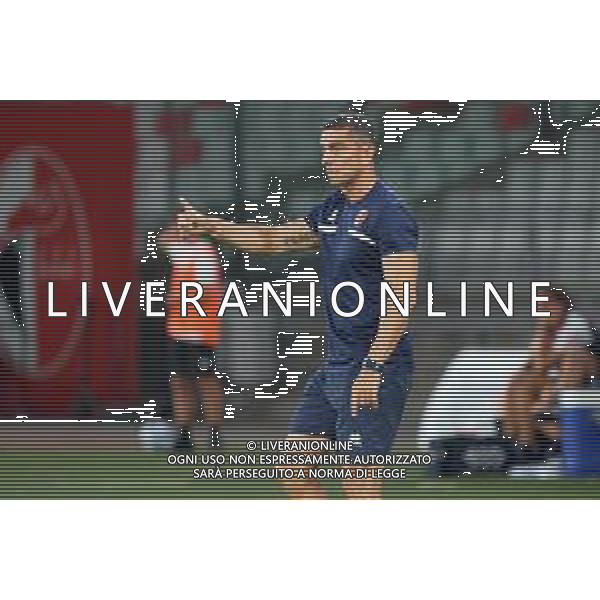 TVEM-coach Moreno Longo of SSC Bari during the friendly match between SSC Bari and US Salernitana 1919 at San Nicola Stadium on July 31, 2024 in Bari, Italy. Photo by Emmanuele Mastrodonato/ag. Aldo Liverani sas