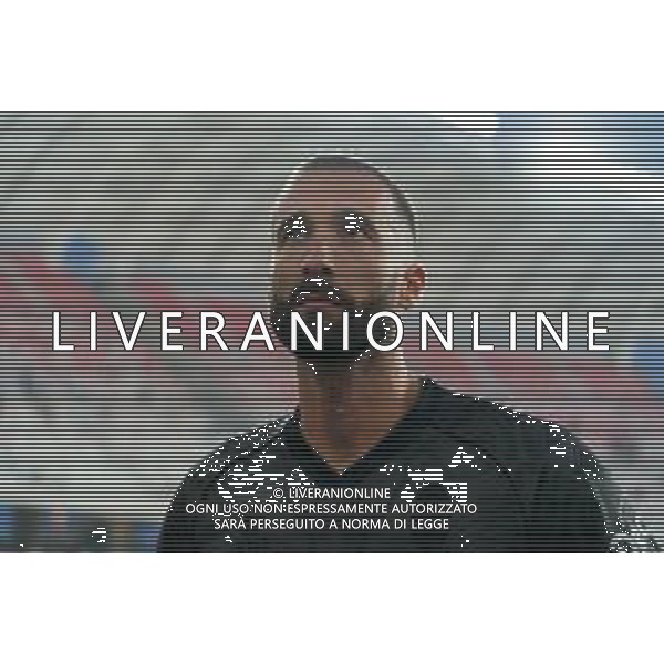 TVEM-Valerio Di Cesare of SSC Bari greet the fans during the friendly match between SSC Bari and US Salernitana 1919 at San Nicola Stadium on July 31, 2024 in Bari, Italy. Photo by Emmanuele Mastrodonato/ag. Aldo Liverani sas