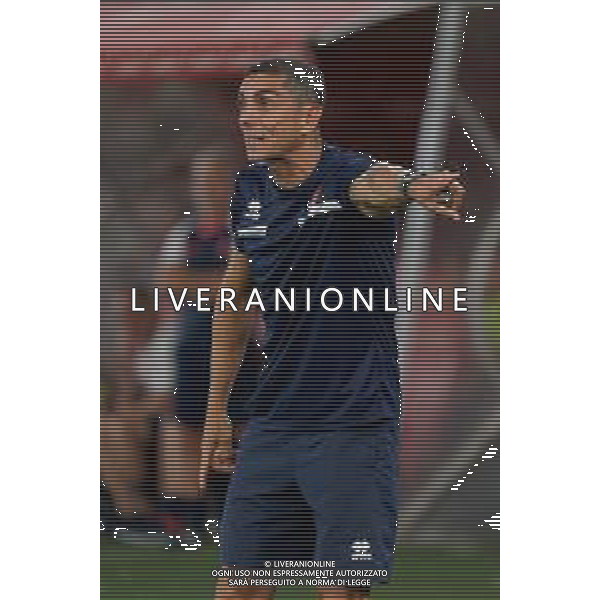 TVEM-coach Moreno Longo of SSC Bari during the friendly match between SSC Bari and US Salernitana 1919 at San Nicola Stadium on July 31, 2024 in Bari, Italy. Photo by Emmanuele Mastrodonato/ag. Aldo Liverani sas