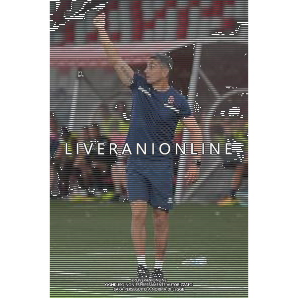 TVEM-coach Moreno Longo of SSC Bari during the friendly match between SSC Bari and US Salernitana 1919 at San Nicola Stadium on July 31, 2024 in Bari, Italy. Photo by Emmanuele Mastrodonato/ag. Aldo Liverani sas