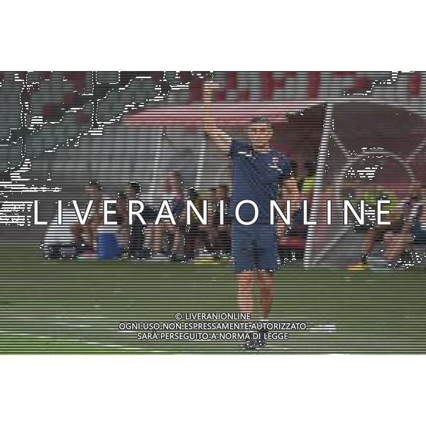 TVEM-coach Moreno Longo of SSC Bari during the friendly match between SSC Bari and US Salernitana 1919 at San Nicola Stadium on July 31, 2024 in Bari, Italy. Photo by Emmanuele Mastrodonato/ag. Aldo Liverani sas