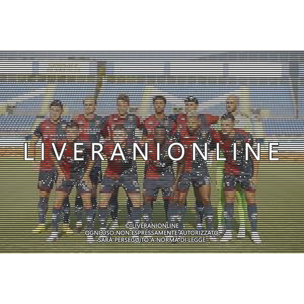 Genoa CFC team photo during Brescia Calcio FC vs Genoa CFC, Test Match pre season Serie A Enilive 2024-25, at Mario Rigamonti stadium in Brescia (BS), Italy, on July 20, 2024. (Photo by Davide Casentini)/AGENZIA ALDO LIVERANI SAS