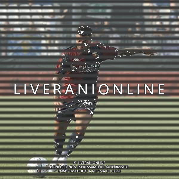 Stefano Sabelli of Genoa CFC play the ball during Brescia Calcio FC vs Genoa CFC, Test Match pre season Serie A Enilive 2024-25, at Mario Rigamonti stadium in Brescia (BS), Italy, on July 20, 2024. (Photo by Davide Casentini)/AGENZIA ALDO LIVERANI SAS