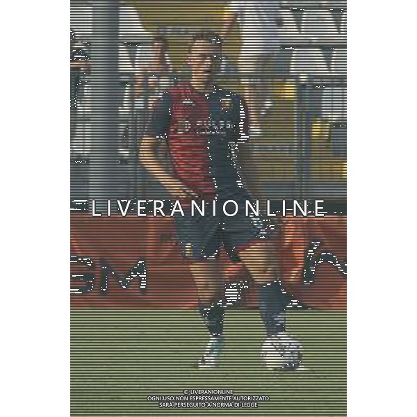 Emil Bohinen of Genoa CFC play the ball during Brescia Calcio FC vs Genoa CFC, Test Match pre season Serie A Enilive 2024-25, at Mario Rigamonti stadium in Brescia (BS), Italy, on July 20, 2024. (Photo by Davide Casentini)/AGENZIA ALDO LIVERANI SAS