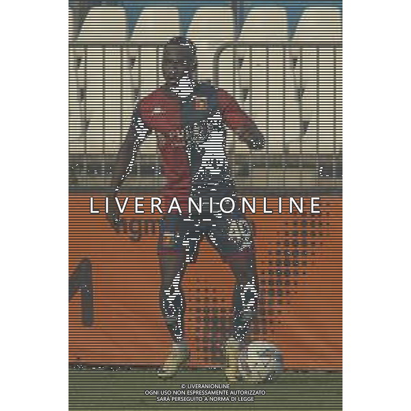 Seydou Fini of Genoa CFC play the ball during Brescia Calcio FC vs Genoa CFC, Test Match pre season Serie A Enilive 2024-25, at Mario Rigamonti stadium in Brescia (BS), Italy, on July 20, 2024. (Photo by Davide Casentini)/AGENZIA ALDO LIVERANI SAS