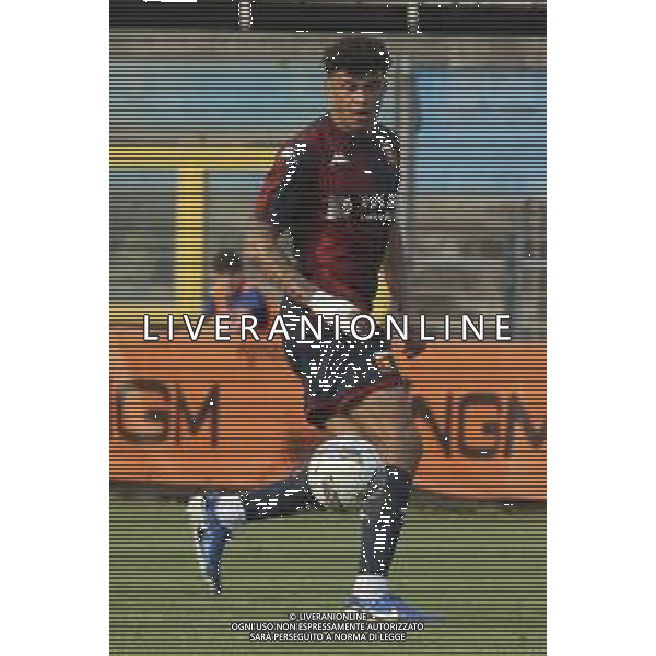 Alan Matturro of Genoa CFC play the ball during Brescia Calcio FC vs Genoa CFC, Test Match pre season Serie A Enilive 2024-25, at Mario Rigamonti stadium in Brescia (BS), Italy, on July 20, 2024. (Photo by Davide Casentini)/AGENZIA ALDO LIVERANI SAS