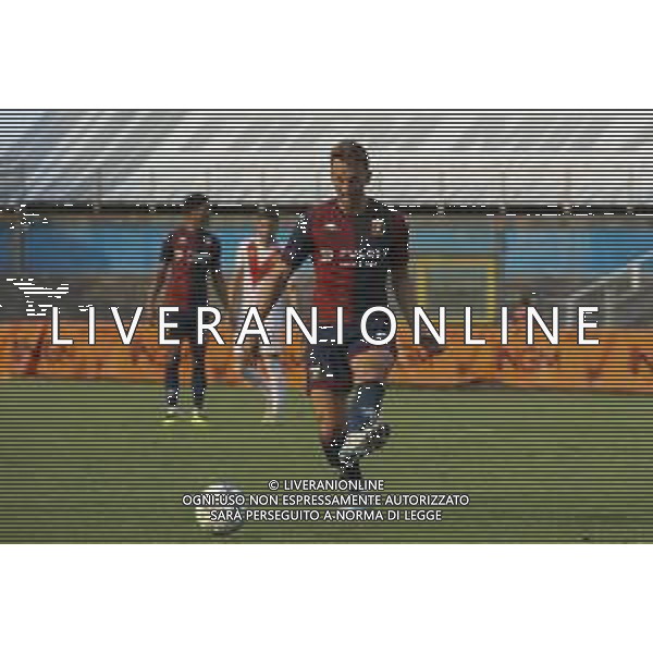 Emil Bohinen of Genoa CFC play the ball during Brescia Calcio FC vs Genoa CFC, Test Match pre season Serie A Enilive 2024-25, at Mario Rigamonti stadium in Brescia (BS), Italy, on July 20, 2024. (Photo by Davide Casentini)/AGENZIA ALDO LIVERANI SAS