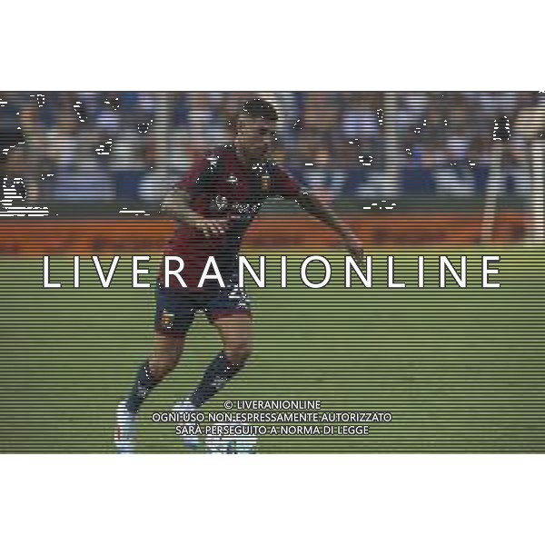 Stefano Sabelli of Genoa CFC play the ball during Brescia Calcio FC vs Genoa CFC, Test Match pre season Serie A Enilive 2024-25, at Mario Rigamonti stadium in Brescia (BS), Italy, on July 20, 2024. (Photo by Davide Casentini)/AGENZIA ALDO LIVERANI SAS