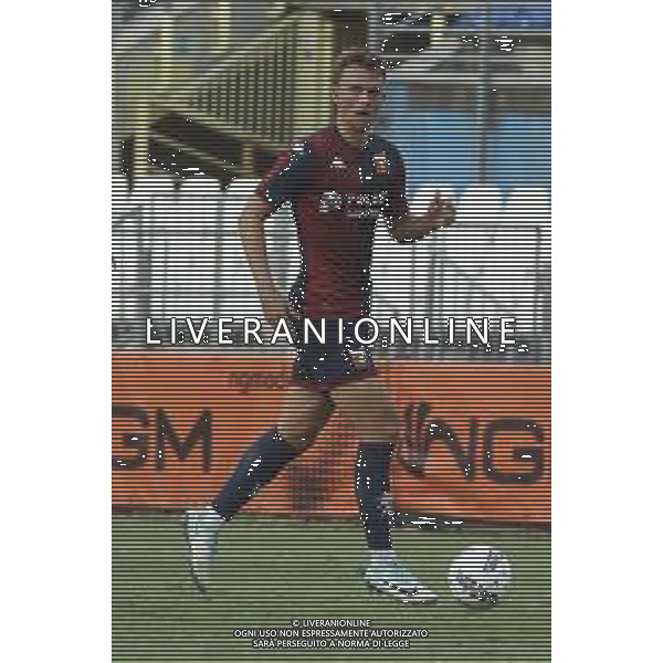 Emil Bohinen of Genoa CFC play the ball during Brescia Calcio FC vs Genoa CFC, Test Match pre season Serie A Enilive 2024-25, at Mario Rigamonti stadium in Brescia (BS), Italy, on July 20, 2024. (Photo by Davide Casentini)/AGENZIA ALDO LIVERANI SAS