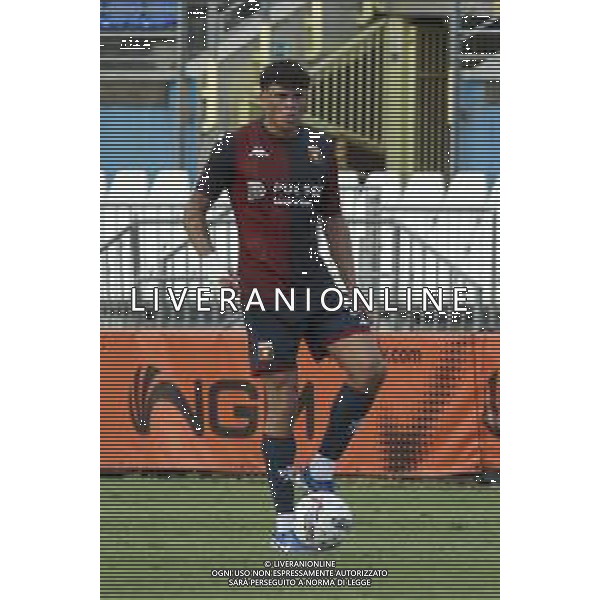 Alan Matturro of Genoa CFC play the ball during Brescia Calcio FC vs Genoa CFC, Test Match pre season Serie A Enilive 2024-25, at Mario Rigamonti stadium in Brescia (BS), Italy, on July 20, 2024. (Photo by Davide Casentini)/AGENZIA ALDO LIVERANI SAS
