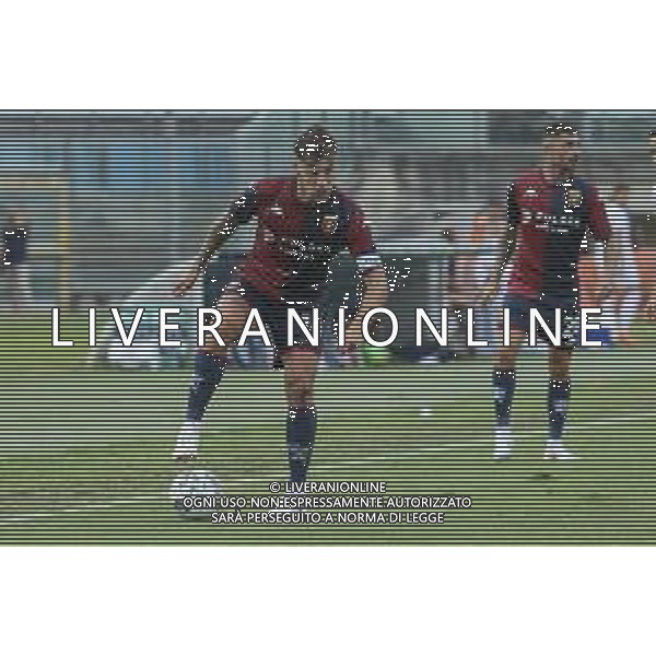 Alessandro Vogliacco of Genoa CFC play the ball during Brescia Calcio FC vs Genoa CFC, Test Match pre season Serie A Enilive 2024-25, at Mario Rigamonti stadium in Brescia (BS), Italy, on July 20, 2024. (Photo by Davide Casentini)/AGENZIA ALDO LIVERANI SAS