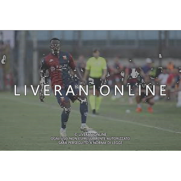 Seydou Fini of Genoa CFC play the ball during Brescia Calcio FC vs Genoa CFC, Test Match pre season Serie A Enilive 2024-25, at Mario Rigamonti stadium in Brescia (BS), Italy, on July 20, 2024. (Photo by Davide Casentini)/AGENZIA ALDO LIVERANI SAS