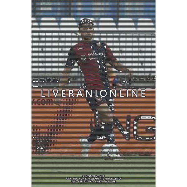 Gabriele Calvani of Genoa CFC play the ball during Brescia Calcio FC vs Genoa CFC, Test Match pre season Serie A Enilive 2024-25, at Mario Rigamonti stadium in Brescia (BS), Italy, on July 20, 2024. (Photo by Davide Casentini)/AGENZIA ALDO LIVERANI SAS