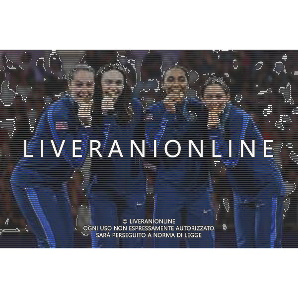 Olimpiadi Parigi 2024 - Scherma nella foto Stati Uniti medaglia d\'oro Parigi (FRA) 01-08-2024 Grand Palais Italia vs Stati Uniti Finale fioretto femminile a squadre foto Roberto Garavaglia/Agenzia Aldo Liverani sas