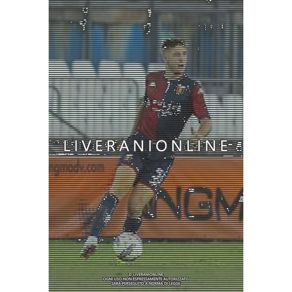 Tommaso Pittino of Genoa CFC play the ball during Brescia Calcio FC vs Genoa CFC, Test Match pre season Serie A Enilive 2024-25, at Mario Rigamonti stadium in Brescia (BS), Italy, on July 20, 2024. (Photo by Davide Casentini)/AGENZIA ALDO LIVERANI SAS