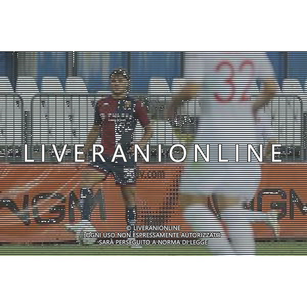 Gabriele Calvani of Genoa CFC play the ball during Brescia Calcio FC vs Genoa CFC, Test Match pre season Serie A Enilive 2024-25, at Mario Rigamonti stadium in Brescia (BS), Italy, on July 20, 2024. (Photo by Davide Casentini)/AGENZIA ALDO LIVERANI SAS