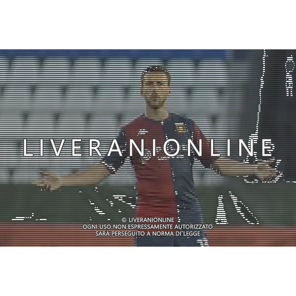 Mattia Bani of Genoa CFC during Brescia Calcio FC vs Genoa CFC, Test Match pre season Serie A Enilive 2024-25, at Mario Rigamonti stadium in Brescia (BS), Italy, on July 20, 2024. (Photo by Davide Casentini)/AGENZIA ALDO LIVERANI SAS