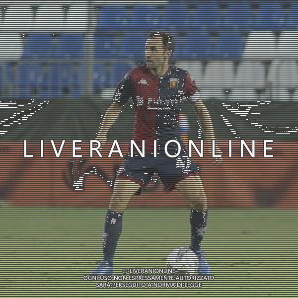 Milan Badeij of Genoa CFC play the ball during Brescia Calcio FC vs Genoa CFC, Test Match pre season Serie A Enilive 2024-25, at Mario Rigamonti stadium in Brescia (BS), Italy, on July 20, 2024. (Photo by Davide Casentini)/AGENZIA ALDO LIVERANI SAS