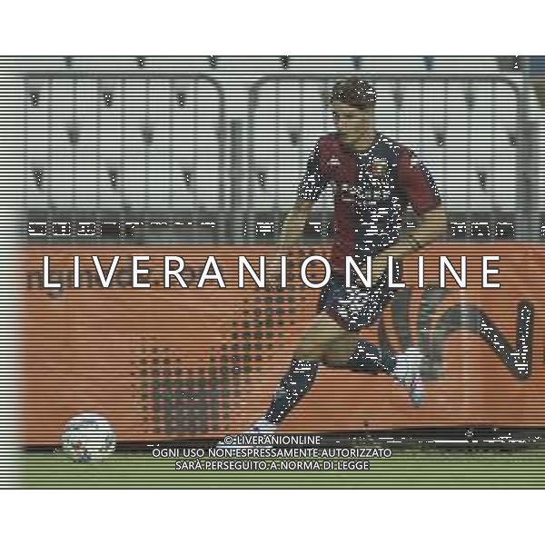 Alessandro Zanoli of Genoa CFC play the ball during Brescia Calcio FC vs Genoa CFC, Test Match pre season Serie A Enilive 2024-25, at Mario Rigamonti stadium in Brescia (BS), Italy, on July 20, 2024. (Photo by Davide Casentini)/AGENZIA ALDO LIVERANI SAS