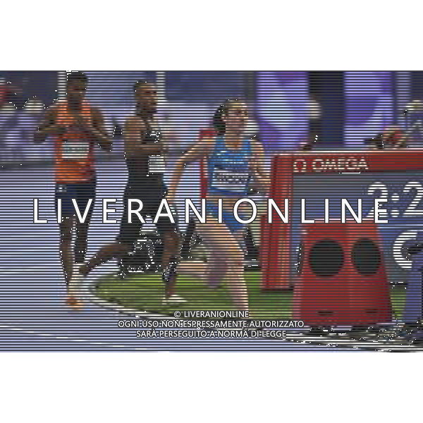 Olimpiadi Parigi 2024 - Atletica nella foto Alice Mangione (ITA) durante l\'ultima frazione Parigi (FRA) 02-08-2024 Stade de France Atletica Leggera Batterie di qualificazione staffetta 4x400m misti foto Roberto Garavaglia/Agenzia Aldo Liverani sas