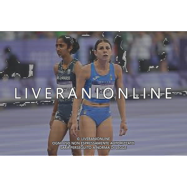 Olimpiadi Parigi 2024 - Atletica nella foto delusione Elena Bello\' per la mancata qualificazione Parigi (FRA) 02-08-2024 Stade de France Atletica Leggera Batterie di qualificazione 800m femminili foto Roberto Garavaglia/Agenzia Aldo Liverani sas