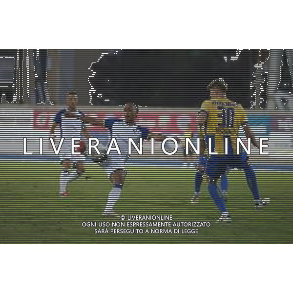 Dailon Livramento of Hellas Verona FC FC kick the ball during Hellas Verona FC vs Asteras Tripolis FC, 5° Test Match, at stadio "Quercia" in Rovereto (TN), on August 03, 2024. (Photo by Davide Casentini)/AGENZIA ALDO LIVERANI SAS