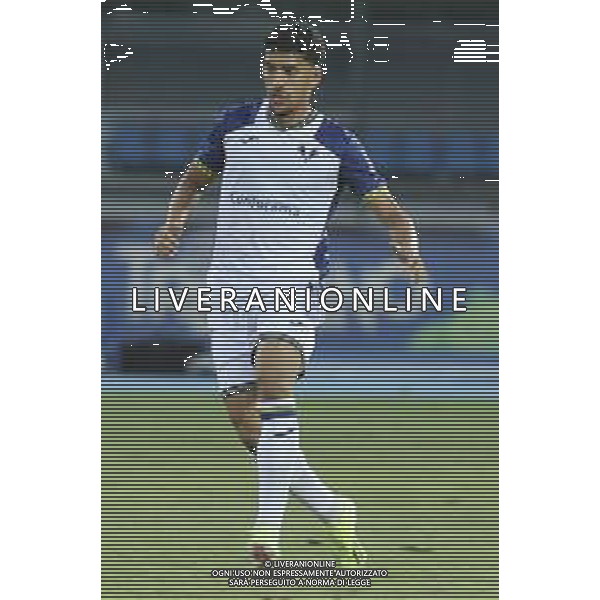 Abdou Harroui of Hellas Verona FC during Hellas Verona FC vs Asteras Tripolis FC, 5° Test Match, at stadio "Quercia" in Rovereto (TN), on August 03, 2024. (Photo by Davide Casentini)/AGENZIA ALDO LIVERANI SAS