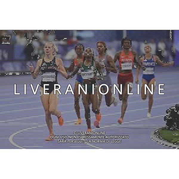 Olimpiadi Parigi 2024 - Atletica nella foto l\'arrivo della terza semifinale Parigi (FRA) 04-08-2024 Stade de France Atletica Leggera Semifinale 800m femminili foto Roberto Garavaglia/Agenzia Aldo Liverani sas
