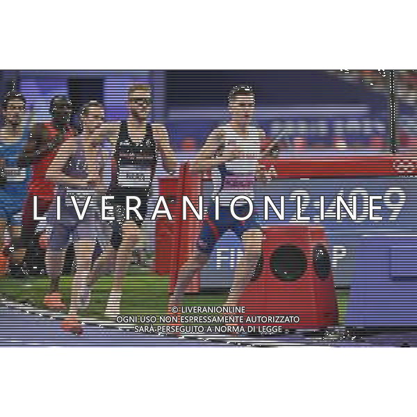 Olimpiadi Parigi 2024 - Atletica nella foto Josh Kerr (GBR) SX e Jakob Ingebrigtsen (NOR) DX Parigi (FRA) 04-08-2024 Stade de France Atletica Leggera Semifinale 1500m maschili foto Roberto Garavaglia/Agenzia Aldo Liverani sas