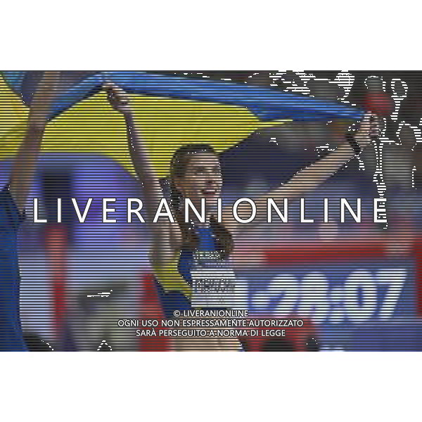 Olimpiadi Parigi 2024 - Atletica nella foto Yaroslava Mahuchikh (UKR) medaglia d\'oro Parigi (FRA) 04-08-2024 Stade de France Atletica Leggera Salto in alto femminile foto Roberto Garavaglia/Agenzia Aldo Liverani sas